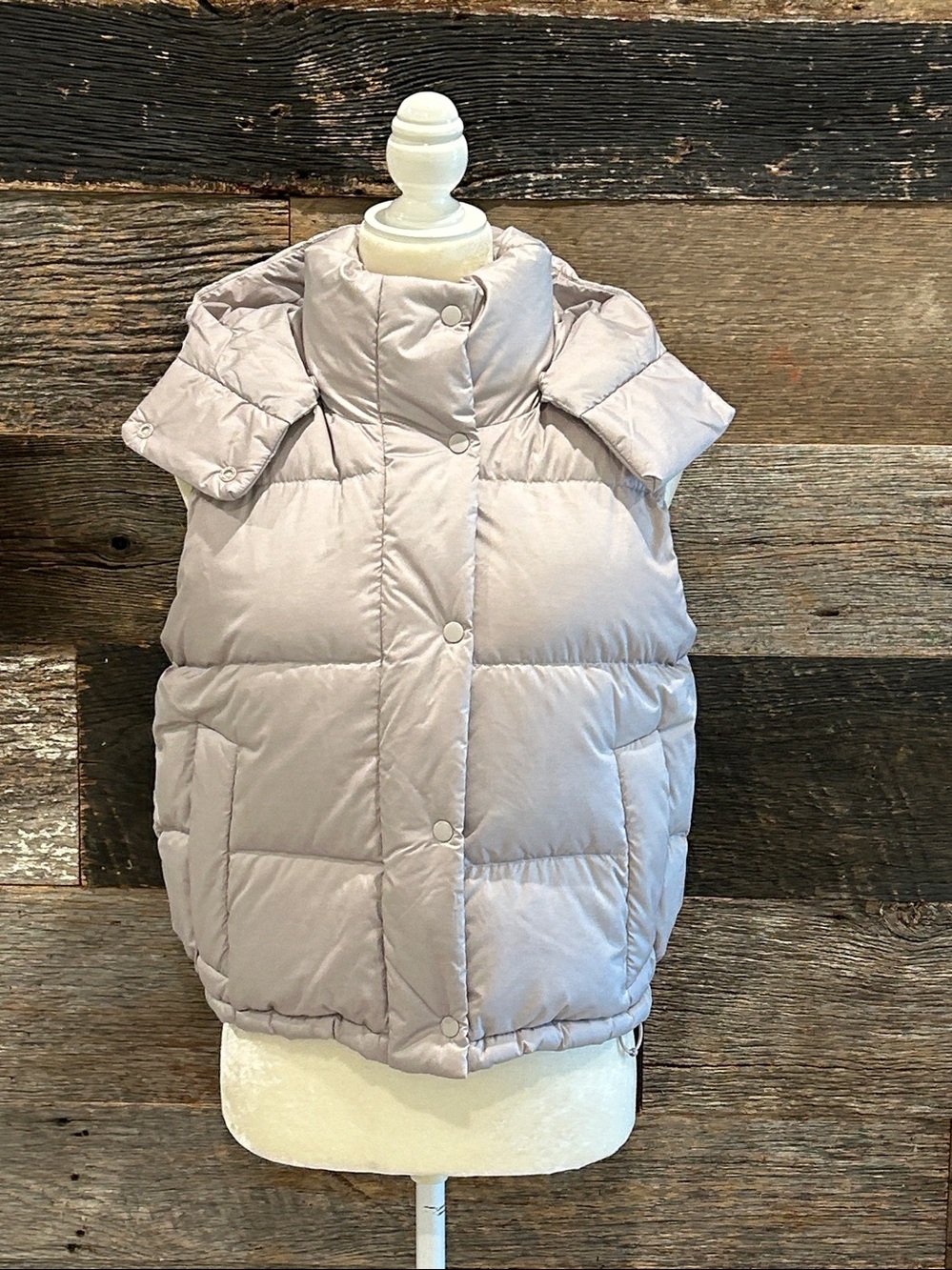 Lululemon Wunder Puff Down Puffer Vest with Detachable Hood Size 4